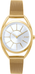 MINET Zlaté dámské hodinky ICON GOLD MESH