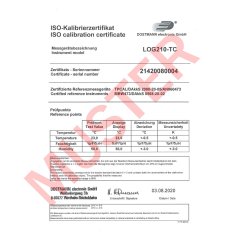 TFA 31.1061.02 LOG210 TC - USB Datalogger s displejom na meranie vnútornej teploty, vlhkosti + externý pomocou termočlánkových sond s PDF výstupom -