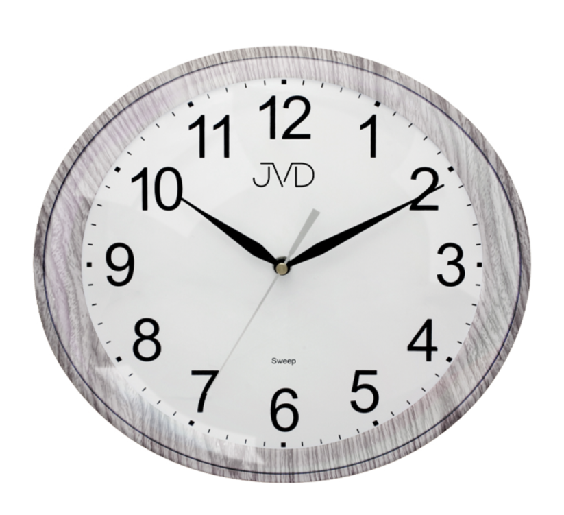 Nástěnné hodiny s tichým chodem JVD HP664.11