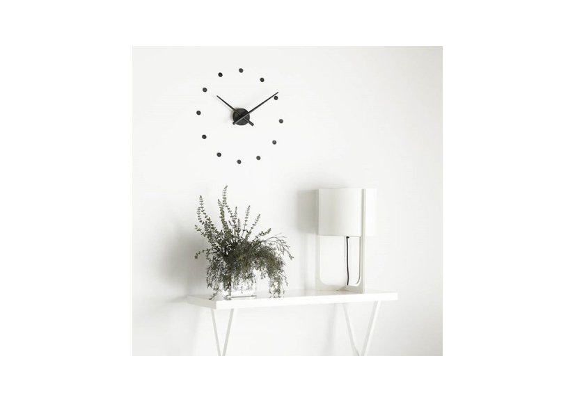 Designové nástěnné hodiny NOMON OJ černé 50cm