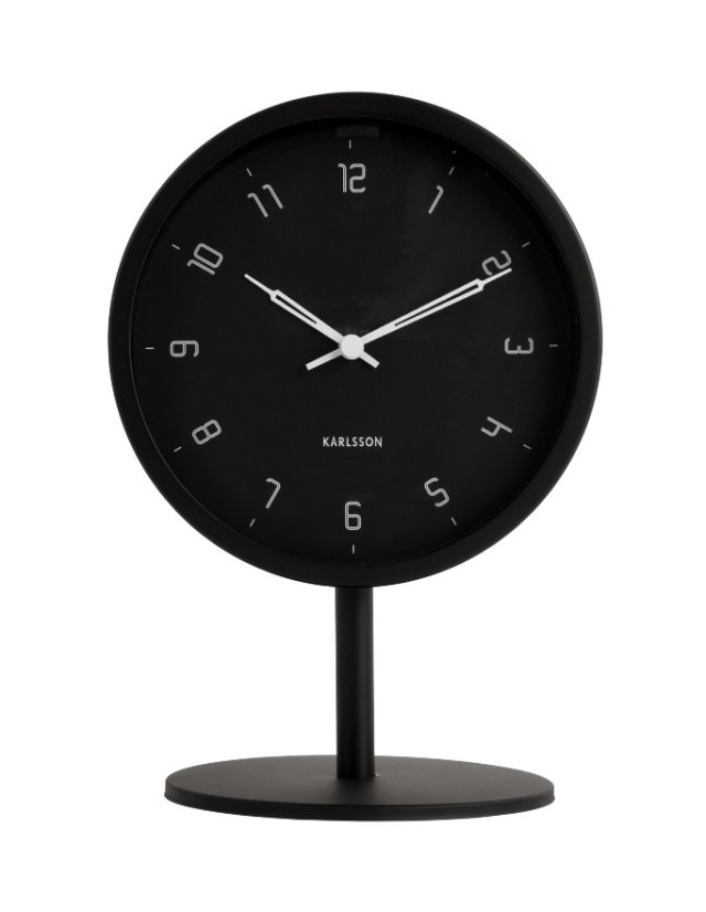 Dizajnový stolný hodiny 5951BK Karlsson 23cm