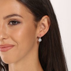Strieborné náušnice so zirkónmi JVD SVLE2399XH2BI00
