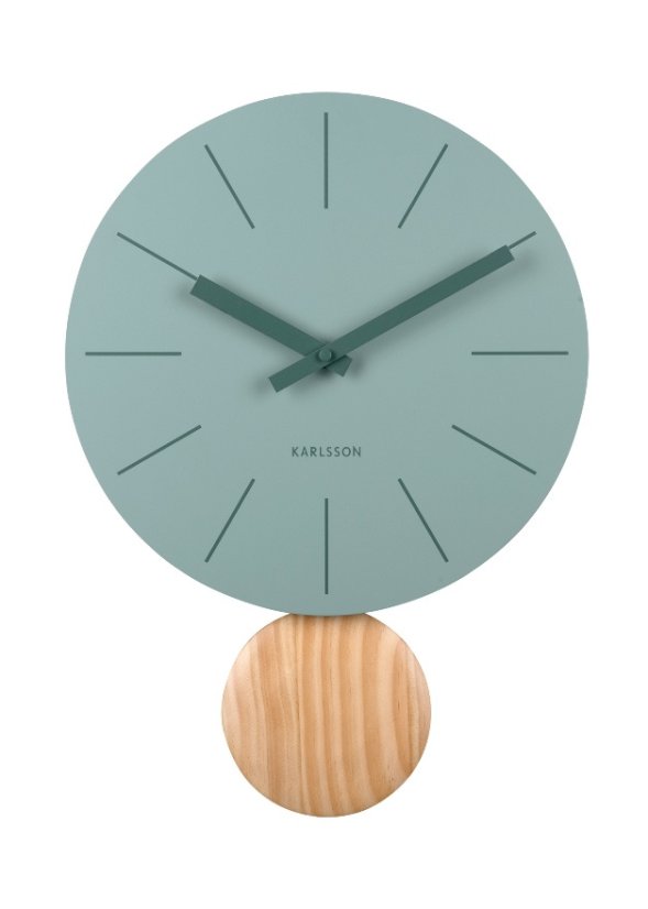 Dizajnové kyvadlové hodiny 5967GR Karlsson 41cm