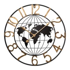 Velké designové kovové nástěnné hodiny s tichým chodem MPM Honua - E04.4530.9080