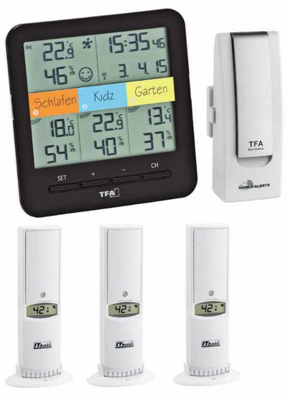 TFA 31.4007.02 - Bezdrôtový monitor klímy WEATHERHUB - štartový balíček č. 7