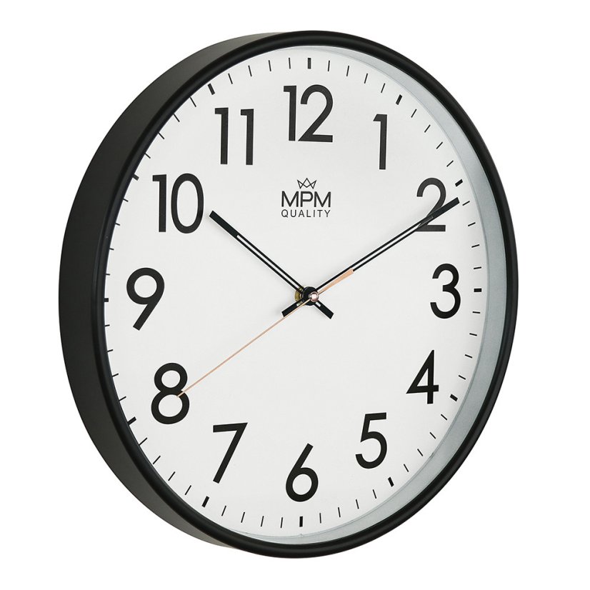 Nástenné hodiny s tichým chodom MPM Rena - B - E01.3877.90