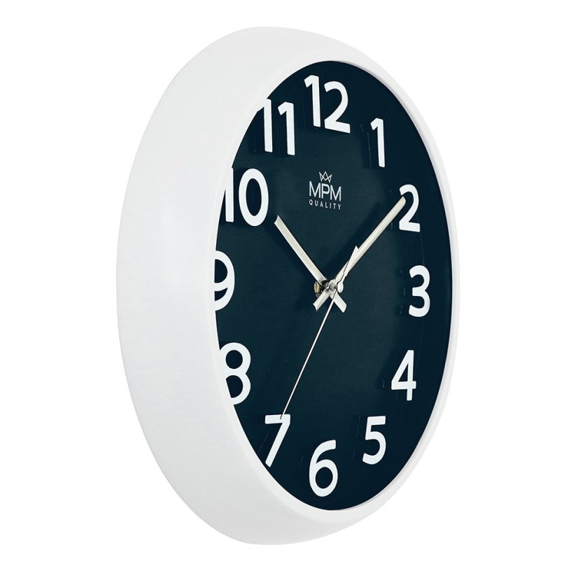 Nástenné hodiny s tichým chodom MPM Ageless Simplicity - E01.4202.30