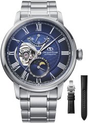 Orient Star Classic M45 F7 Moon Phase Open Heart Automatic RE-BT0006L00B (+ náhradný remienok)