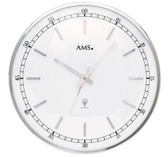 Designové nástěnné hodiny 5608 AMS řízené rádiovým signálem 40cm