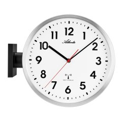 Obojstranné nástenné hodiny 4571 Atlanta riadené rádiovým signálom 32cm