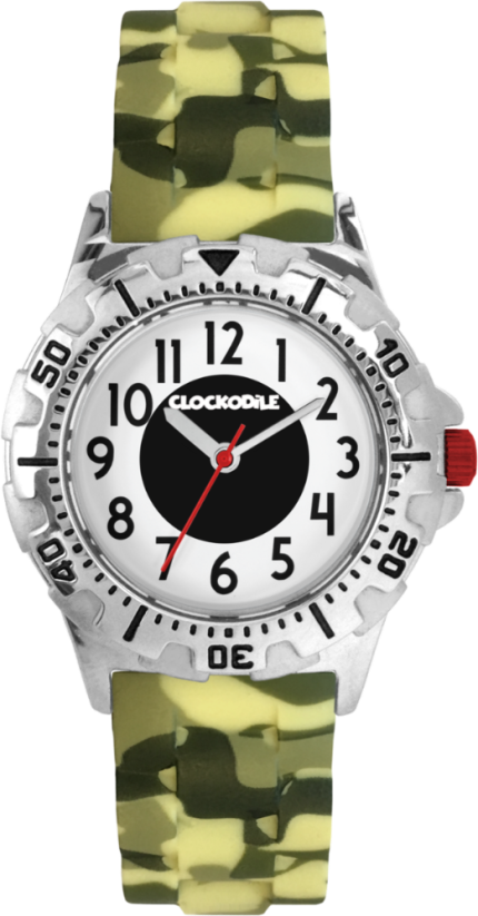 Svítící maskáčové sportovní chlapecké hodinky CLOCKODILE SPORT 3.0 CWB0044
