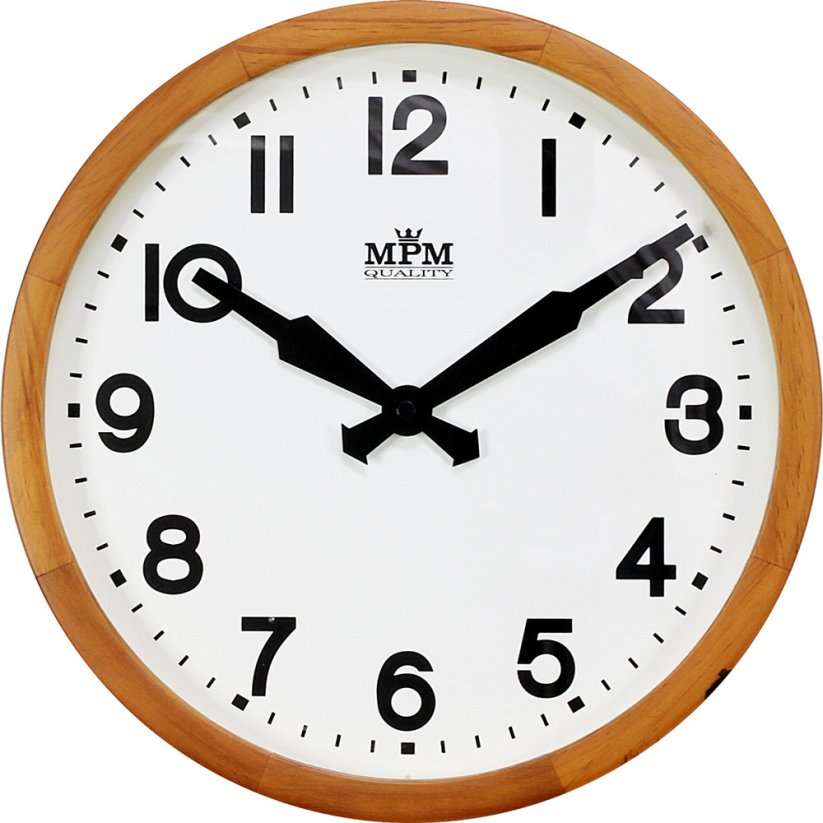 Dřevěné hodiny MPM E07.3661.5000