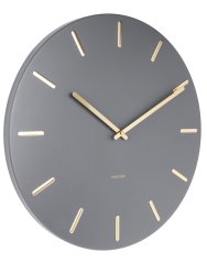 Dizajnové nástenné hodiny 5716GY Karlsson 45cm