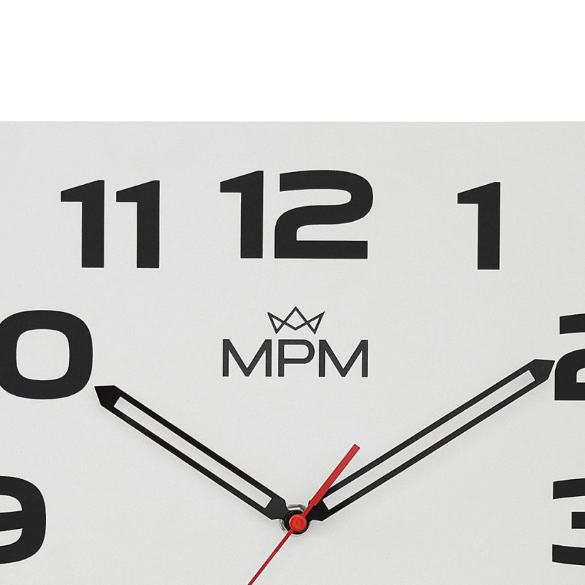 Nástěnné dřevěné hodiny s tichým chodem MPM Topg - E07M.4260.0090