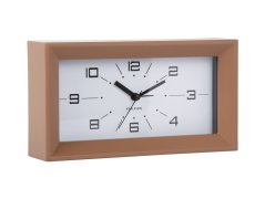 Designové stolní hodiny s budíkem 6066BR Karlsson 20cm