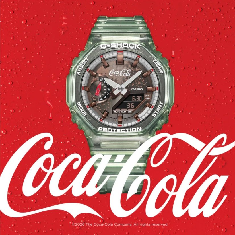 CASIO GA-2100CC-3AER G-Shock Carbon Core Guard Coca-Cola® Collaboration