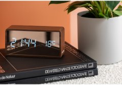 Dizajnové LED hodiny - budík 5878DW Karlsson 15cm