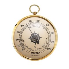 Izbový plastový vlhkomer Loppo - čierno-zlatý - E24.4841.9080.001837