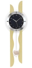 Kyvadlové nástěnné hodiny 5238 AMS řízené rádiovým signálem 70cm