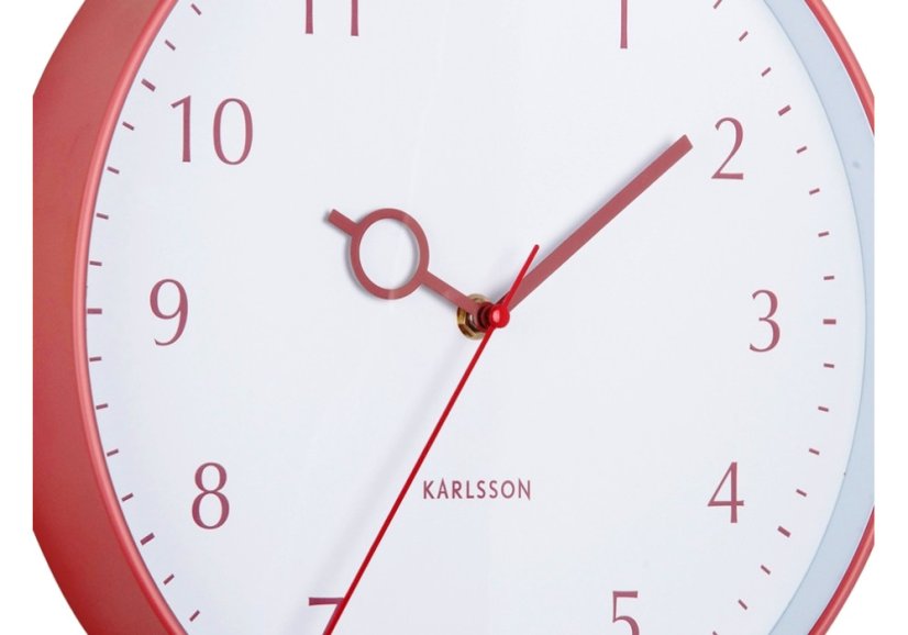 Dizajnové nástenné hodiny 5992RD Karlsson 30cm
