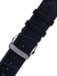Kožený řemínek Orient UDEYDSD 22mm (pro modely ET0T, AK00), modrý