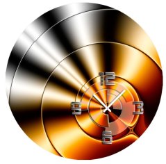 Designové nástěnné hodiny 5080-0002 DX-time 40cm