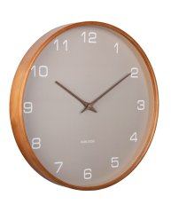 Designové nástěnné hodiny 5993GY Karlsson 40cm