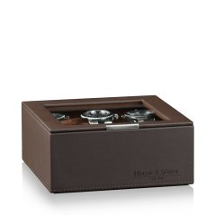 Kazeta na hodinky HEISSE & SÖHNE 70019-127.47 HS Mirage XL - horní modul pro 6 hodinek - Braun