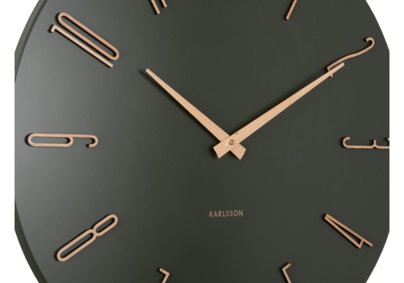 Dizajnové nástenné hodiny 6073GR Karlsson 50cm