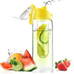 ASOBU designová fresh fľaša s infuserom Flavour It žltá 600ml