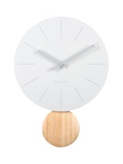 Designové kyvadlové hodiny 5967WH Karlsson 41cm