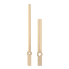 Kovové hodinové ručičky B21 (100 mm, 72 mm) - zlaté - Ručičky hodinové B21 pár zlaté