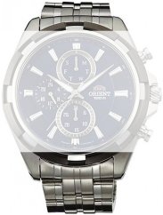 Oceľový náramok Orient PDEZWSS 24mm (pre FUY01), strieborný