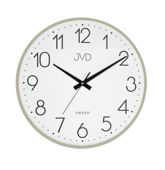 Nástěnné kovové hodiny s tichým chodem JVD HK4129.1