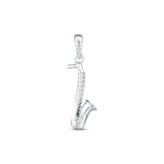 Strieborný prívesok saxofón JVD SVLP0616XH200XS