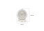 Dizajnové stolné hodiny 5833WH Karlsson 10,5cm