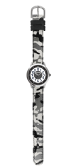 Svítící šedé chlapecké hodinky CLOCKODILE ARMY s maskáčovým vzorem CWB0032
