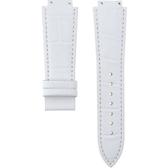 Kožený řemínek na hodinky  PRIM RB.15791 (25mm) - Boyfriend Bílá 13007