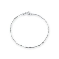 Strieborný náramok JVD SVLCSINGSJ12517 (17cm)