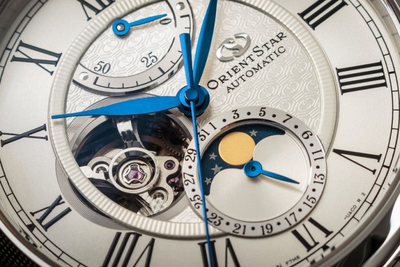 Orient Star Classic Moonphase Open Heart Automatic RE-AY0102S00B