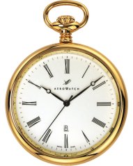Vreckové hodinky Aerowatch Lépines Gold plated 25795 J501