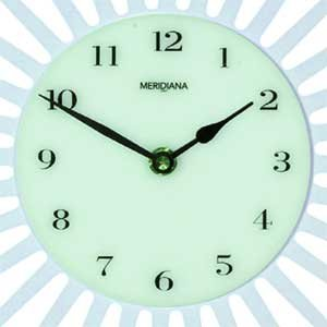 Dizajnové hodiny D&D 369 Meridiana 36cm Meridiana farby kov červený lak