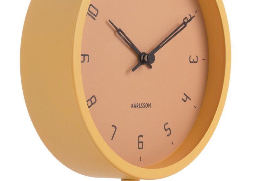 Dizajnový stolné hodiny 5951YE Karlsson 23cm