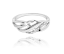 MINET Broušený stříbrný prsten vel. 56