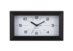 Designové stolní hodiny s budíkem 6066BK Karlsson 20cm