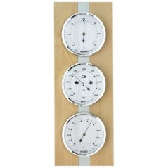 Barometer 8063B s teplomerom a vlhkomerom - svetlo hnedý - E16.4651.004163