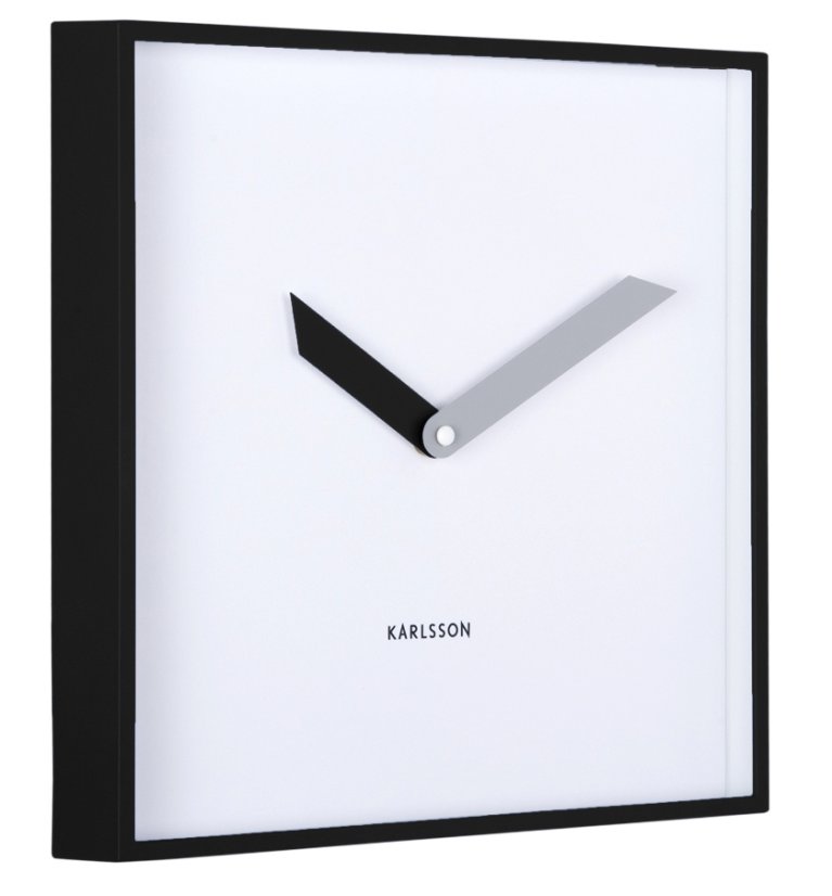 Dizajnové nástenné hodiny 6112BK Karlsson 28cm