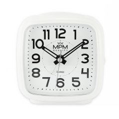 Budík s LED podsvícením a tichým chodem MPM  C01.3966.00