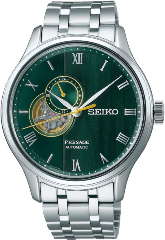 Seiko SSA463J1 Presage ‘Japanese Zen Gardens’ in Fern green