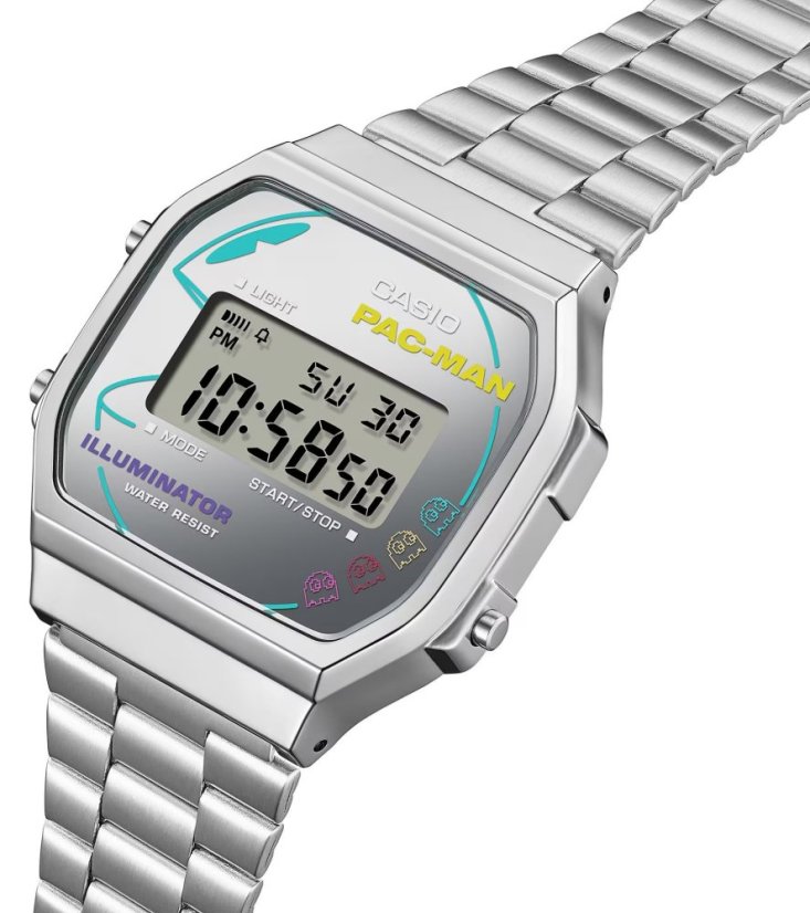 CASIO A168WEPC-7AER Vintage PAC-MAN Collaboration